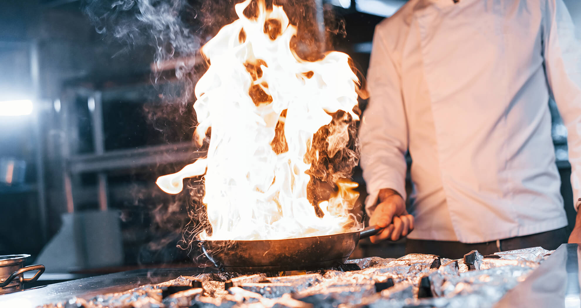 chef in kitchen