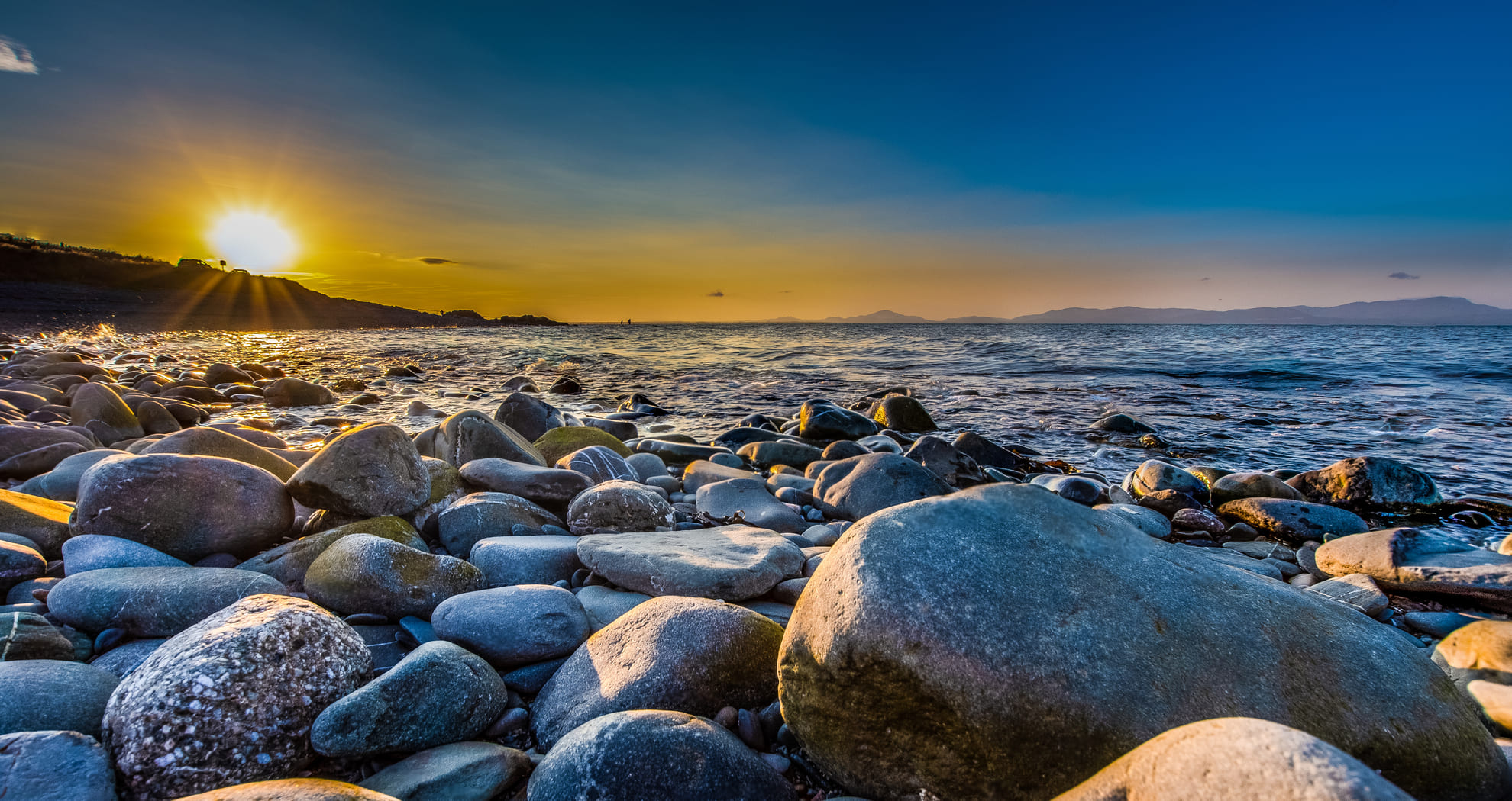 beach at sunset