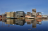 Dublin city buildings and river liffey