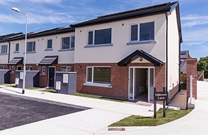 End of terrace new build house
