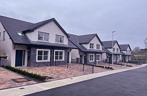 New buidl home with paved drive