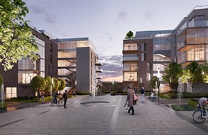 Graphical design of new apartment complex