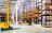 Electroic lift machine in store warehouse